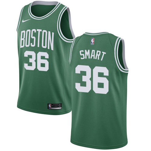 Nike Celtics #36 Marcus Smart Green Youth NBA Swingman Icon Edition Jersey